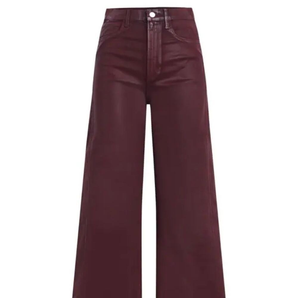 JOE'S JEANS Women's Coated High Rise Wide Leg Full-Length Jeans - Size 31 - NWT - Picture 7 of 10